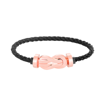 [Baslove]Chance großes Armband mit 8-stelliger Schnalle, ohne Diamanten, Roségold