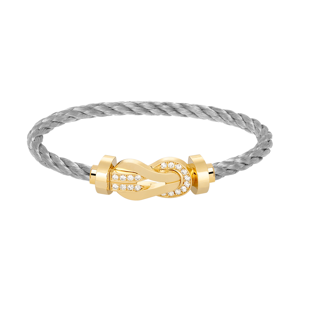 [Baslove]CHANCE GROSSES 8-FACH-SCHNALLE-HALBDIAMANT-ARMBAND GOLD