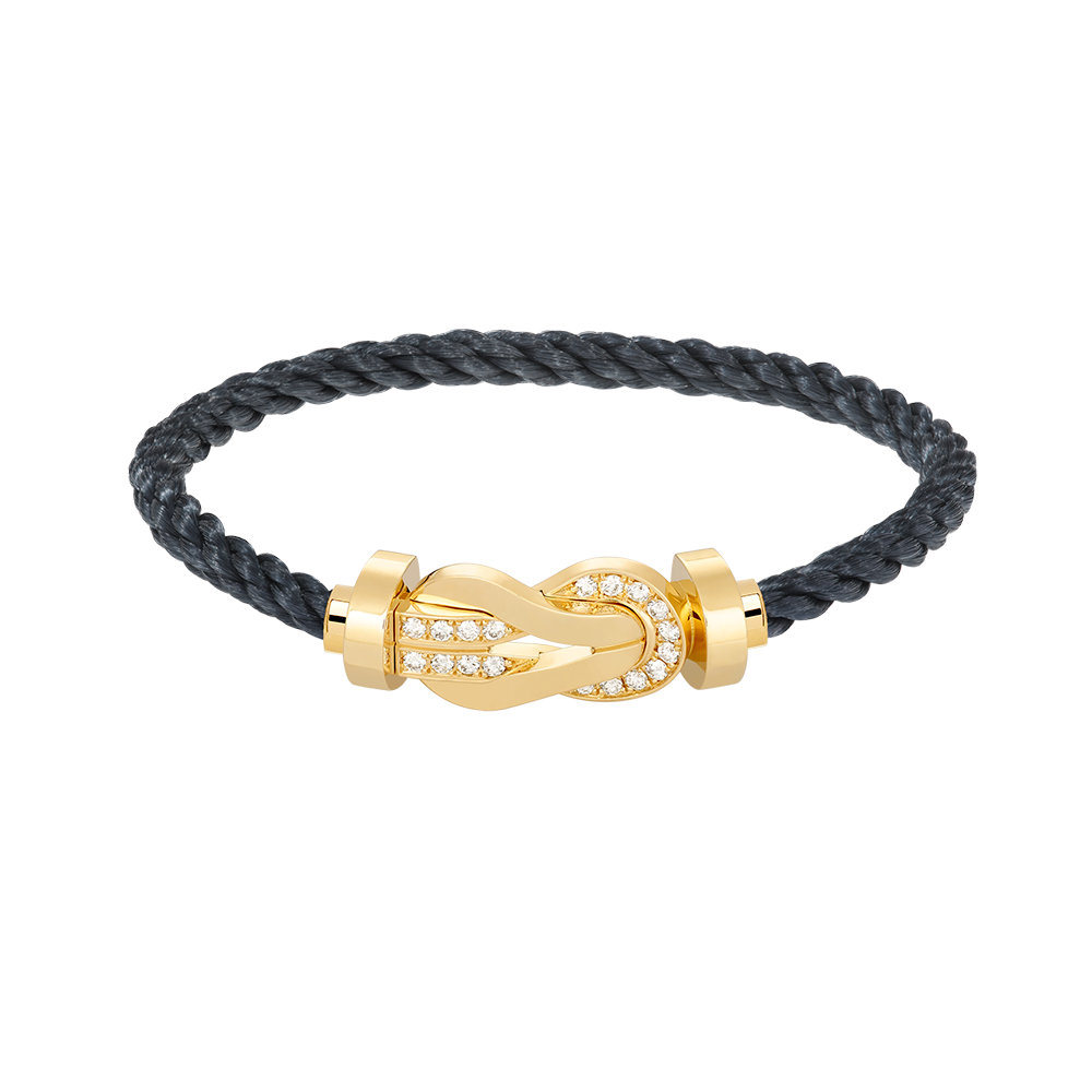 [Baslove]CHANCE GROSSES 8-FACH-SCHNALLE-HALBDIAMANT-ARMBAND GOLD