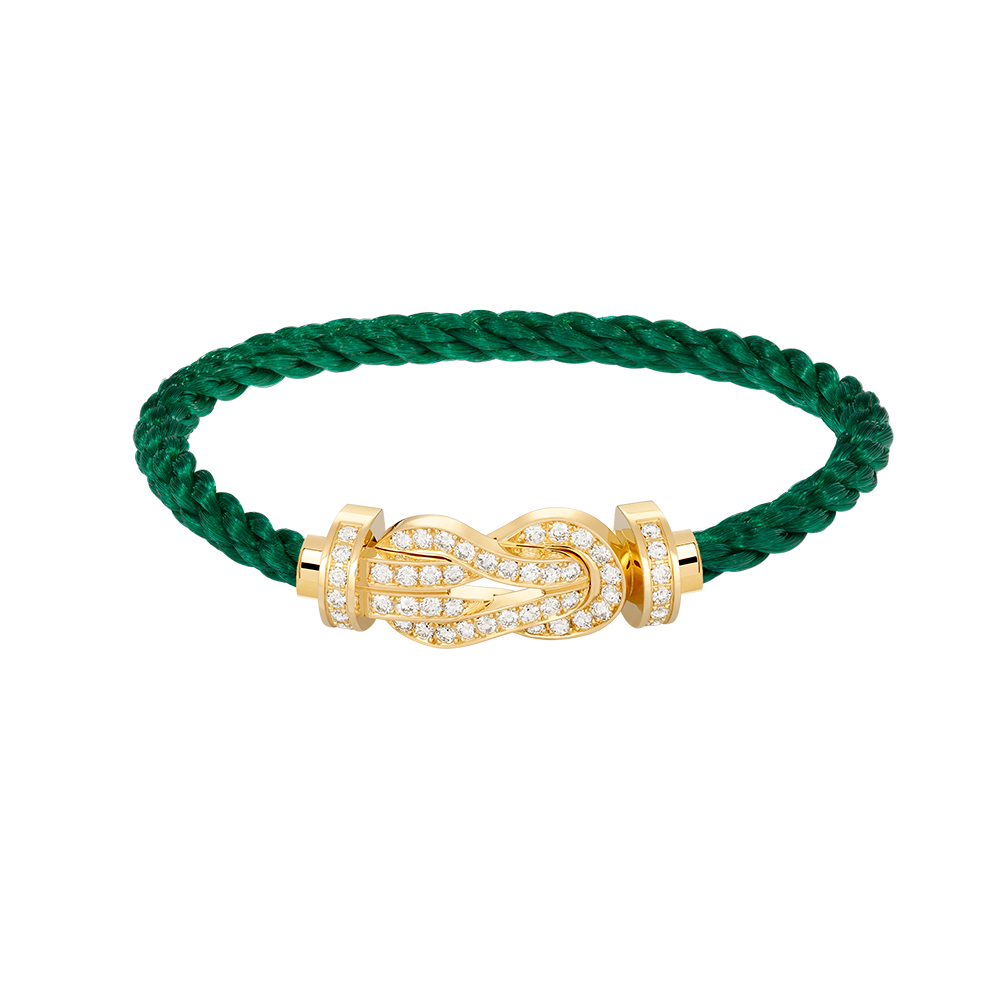 [Baslove]CHANCE GROSSES 8-FACH-ARMBAND MIT VOLLDIAMEN UND SCHNALLE GOLD
