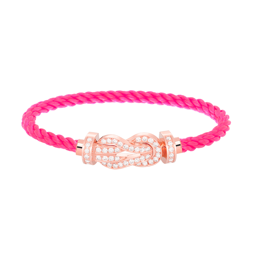 [Baslove]CHANCE GROSSES 8-FACH-ARMBAND MIT VOLLEN DIAMANTEN IN ROSÉGOLD