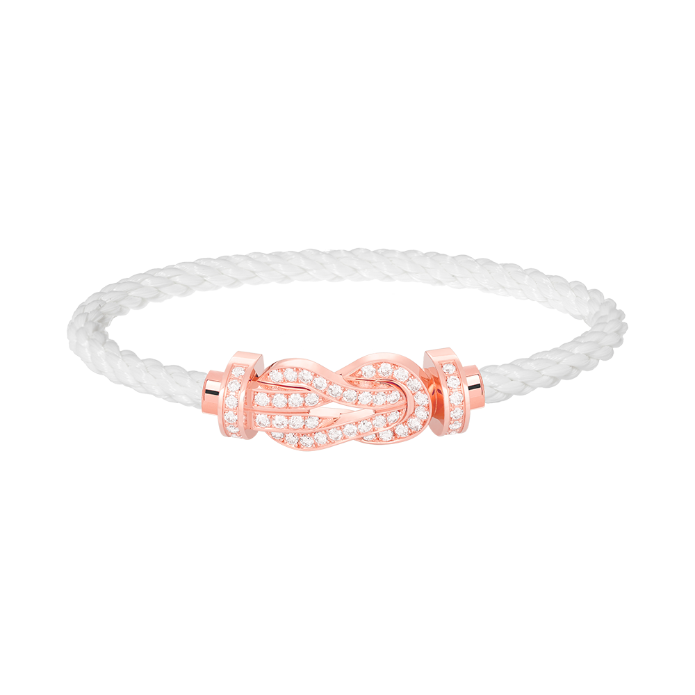 [Baslove]CHANCE GROSSES 8-FACH-ARMBAND MIT VOLLEN DIAMANTEN IN ROSÉGOLD