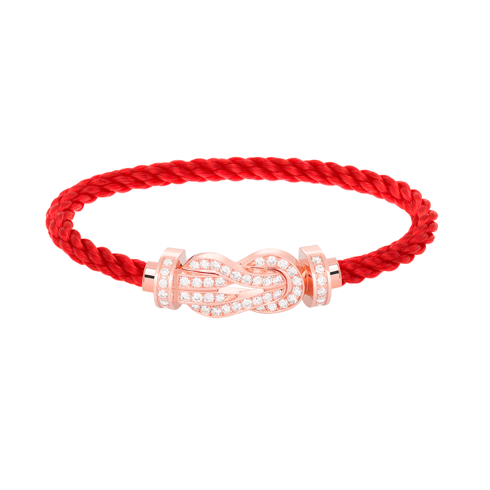 [Baslove]CHANCE GROSSES 8-FACH-ARMBAND MIT VOLLEN DIAMANTEN IN ROSÉGOLD