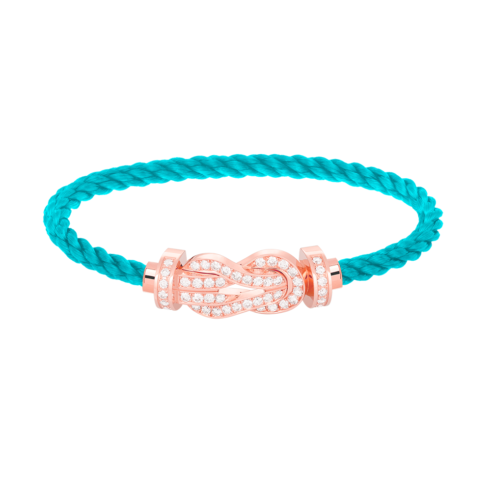 [Baslove]CHANCE GROSSES 8-FACH-ARMBAND MIT VOLLEN DIAMANTEN IN ROSÉGOLD