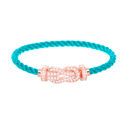 [Baslove]CHANCE GROSSES 8-FACH-ARMBAND MIT VOLLEN DIAMANTEN IN ROSÉGOLD