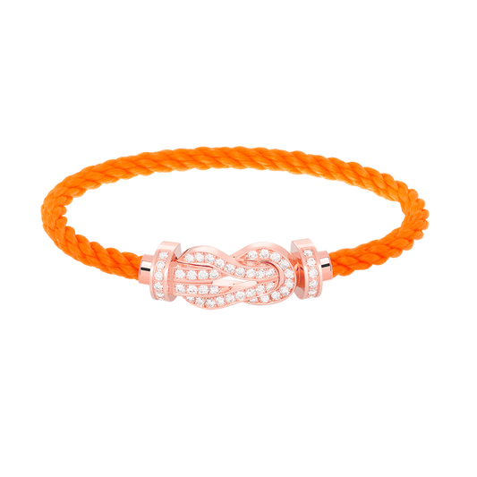 [Baslove]CHANCE GROSSES 8-FACH-ARMBAND MIT VOLLEN DIAMANTEN IN ROSÉGOLD