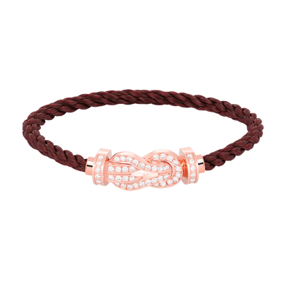 [Baslove]CHANCE GROSSES 8-FACH-ARMBAND MIT VOLLEN DIAMANTEN IN ROSÉGOLD