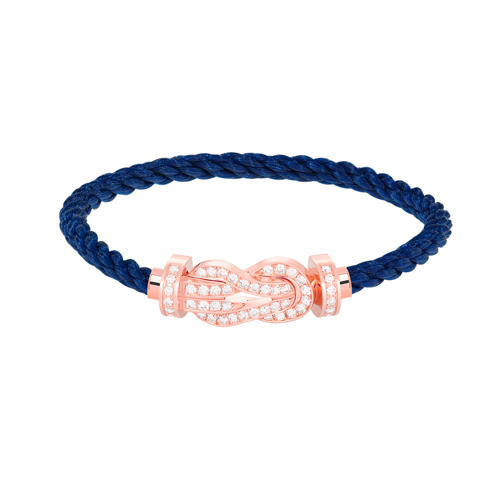 [Baslove]CHANCE GROSSES 8-FACH-ARMBAND MIT VOLLEN DIAMANTEN IN ROSÉGOLD