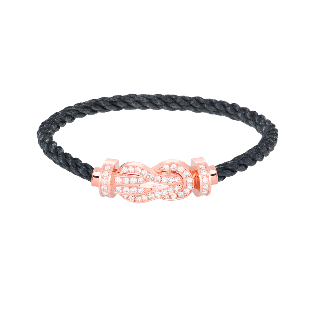 [Baslove]CHANCE GROSSES 8-FACH-ARMBAND MIT VOLLEN DIAMANTEN IN ROSÉGOLD