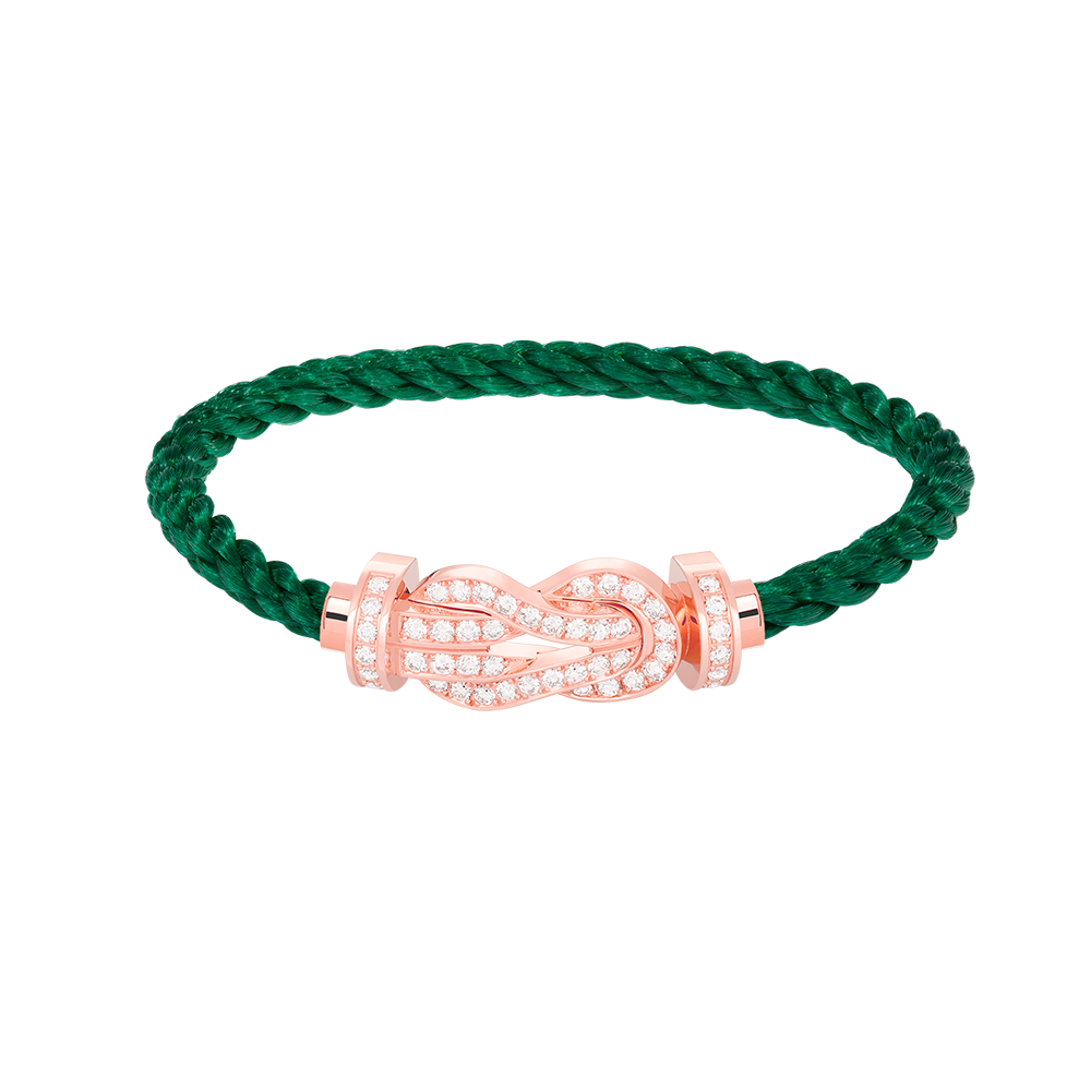 [Baslove]CHANCE GROSSES 8-FACH-ARMBAND MIT VOLLEN DIAMANTEN IN ROSÉGOLD