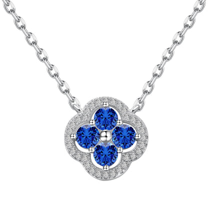 [Violet JW]Exquisite Necklace With Four-Leaf Clover Flower Design
