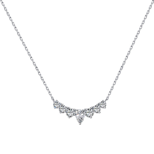 [Violet JW]Dainty Colorful Heart Necklace