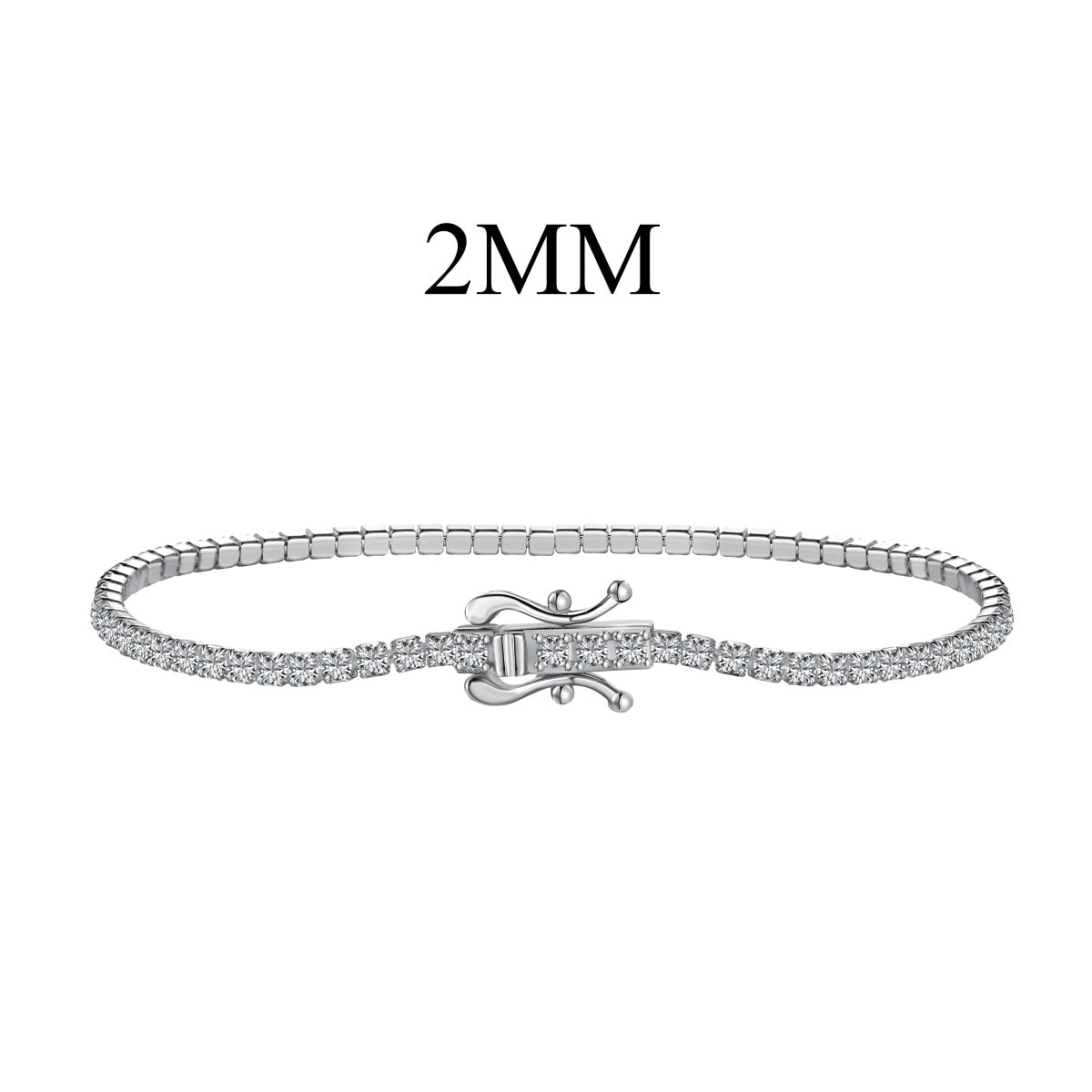 [Baslove] Strahlend buntes Party-Armband im Rundschliff