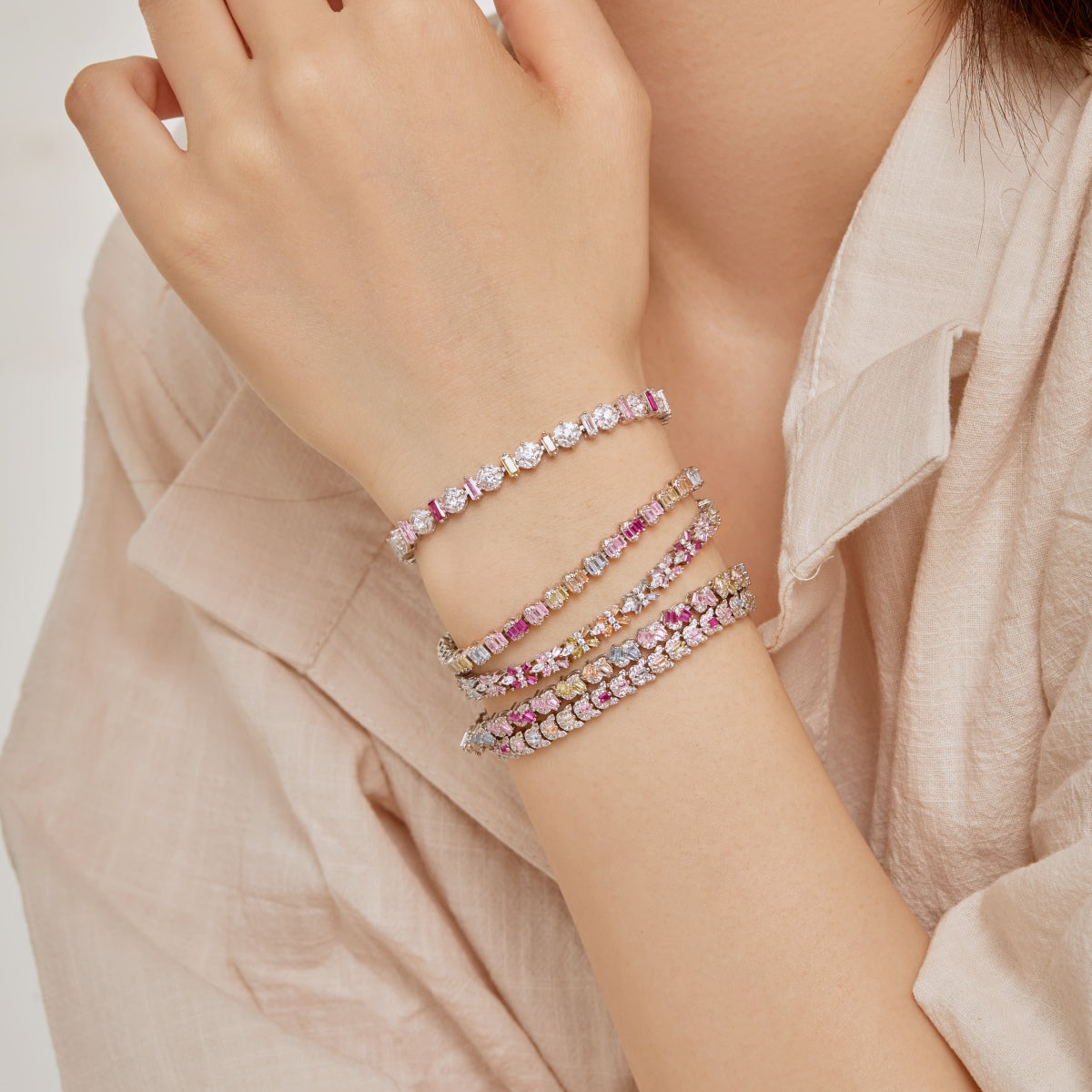 [Violet JW]Unique Colorful Butterfly Shape Party Bracelet