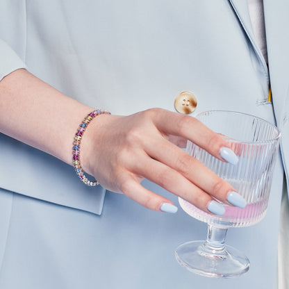 [Violet JW]Sparkling Exquisite Multi Cut Party Bracelet