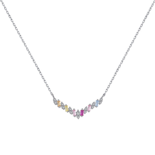 [Violet JW]Dazzling Rainbow Necklace