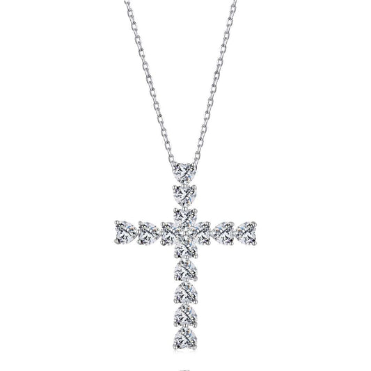 [Violet JW]Radiant Cross Shape Necklace
