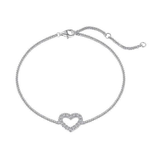 [Violet JW]Heart Shape Lover Bracelet