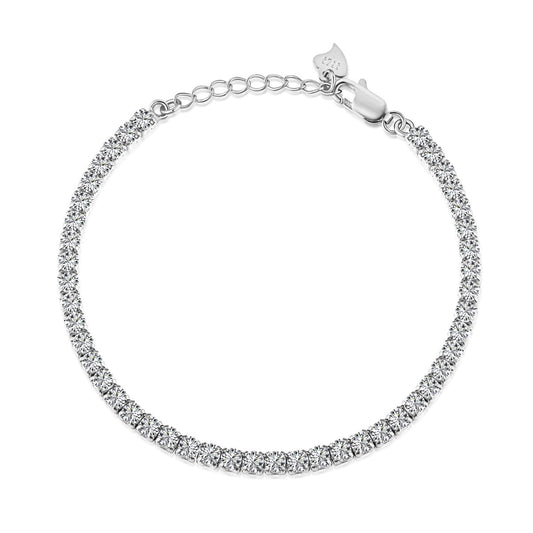 [Violet JW]Sparkling Round Cut Daily Bracelet