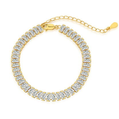 [Violet JW]Exquisite Emerald Cut Daily Bracelet