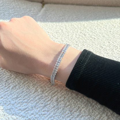 [Violet JW]Exquisite Emerald Cut Daily Bracelet