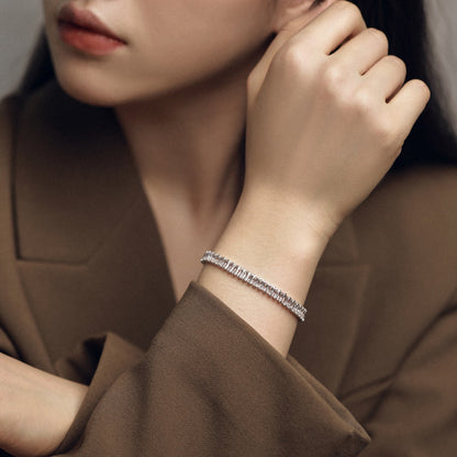 [Violet JW]Exquisite Emerald Cut Daily Bracelet
