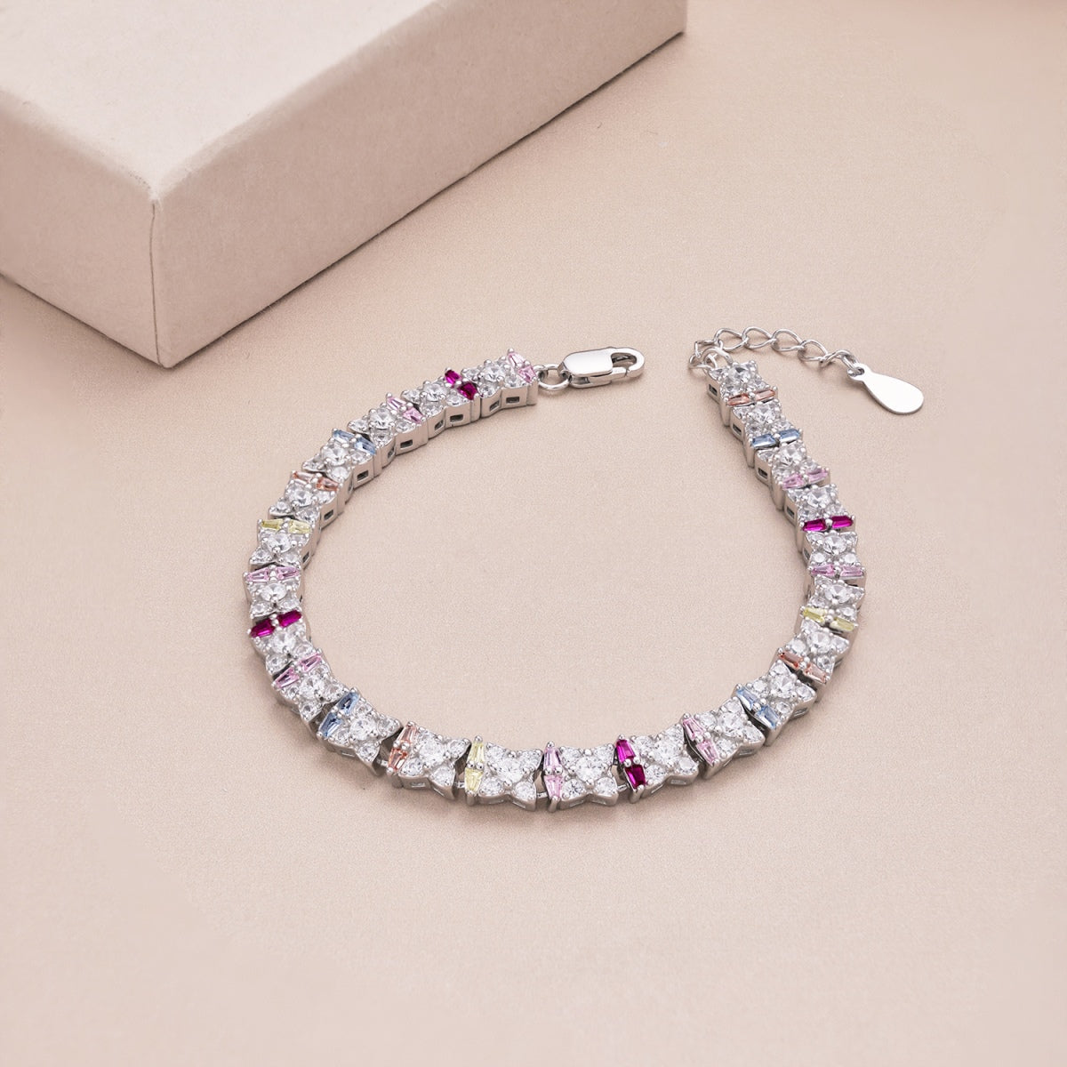 [Violet JW]Unique Colorful Flower Shape Daily Bracelet