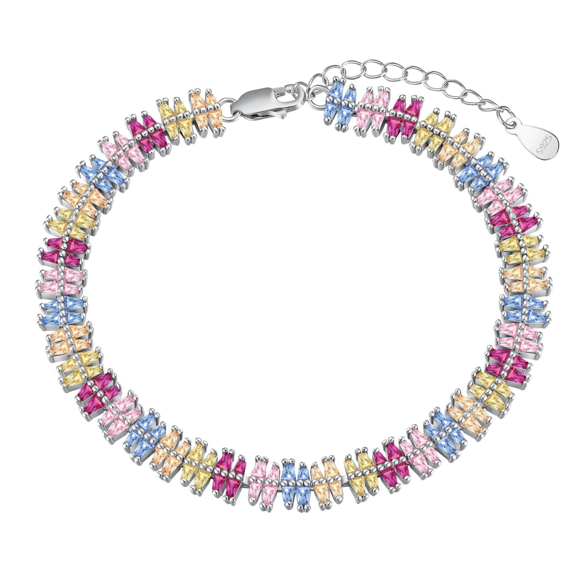 [Violet JW]Sparkling Exquisite Multi Cut Party Bracelet