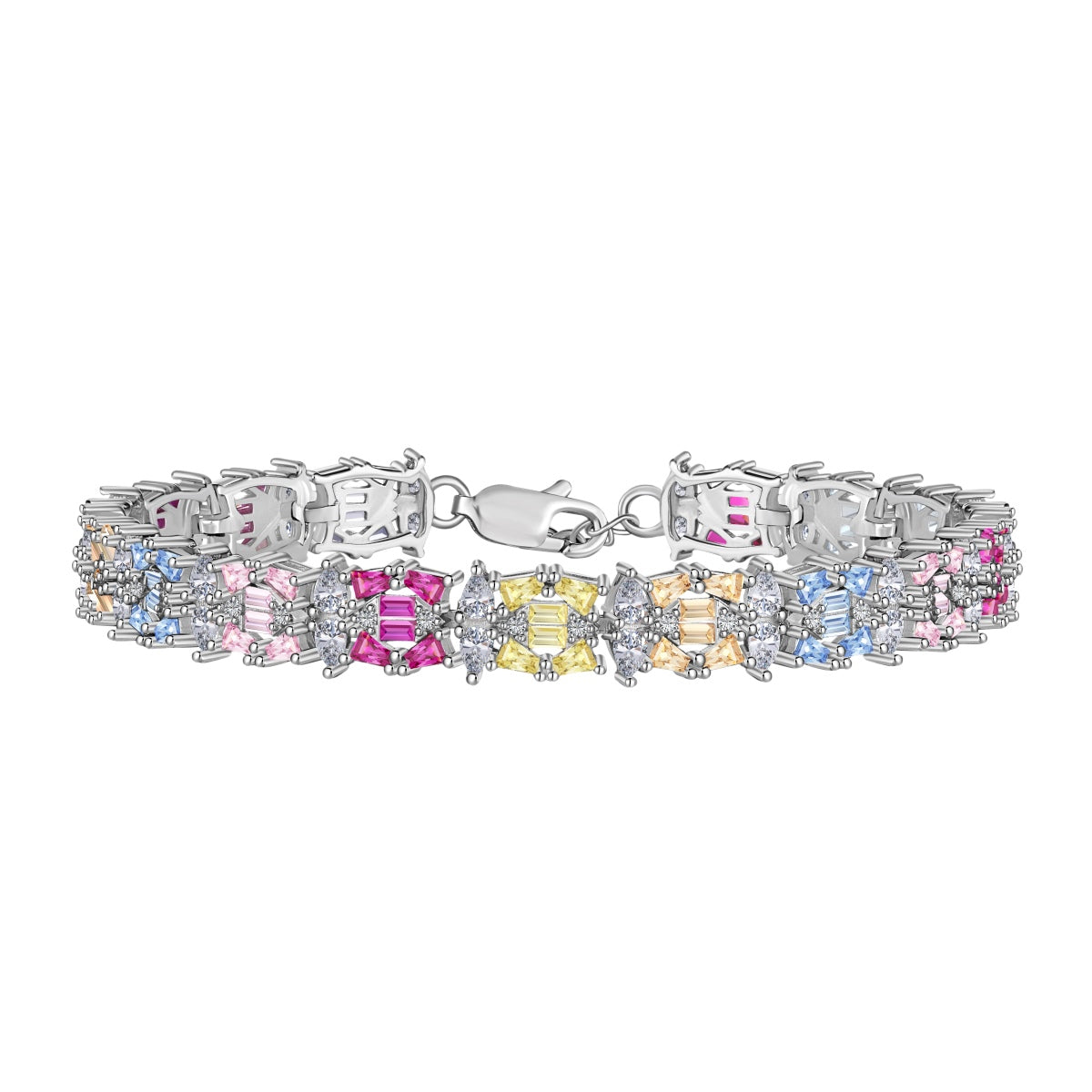 [Violet JW]Delicate Colorful Multi Cut Party Bracelet