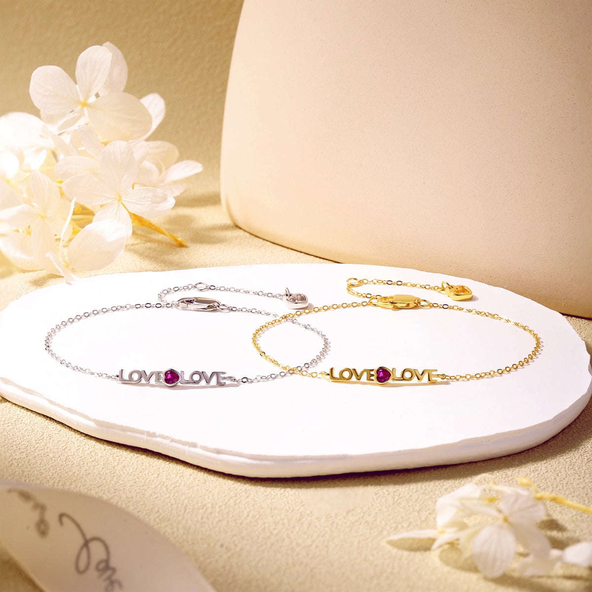 [Baslove] Romantisches Armband in Herzform für Liebhaber