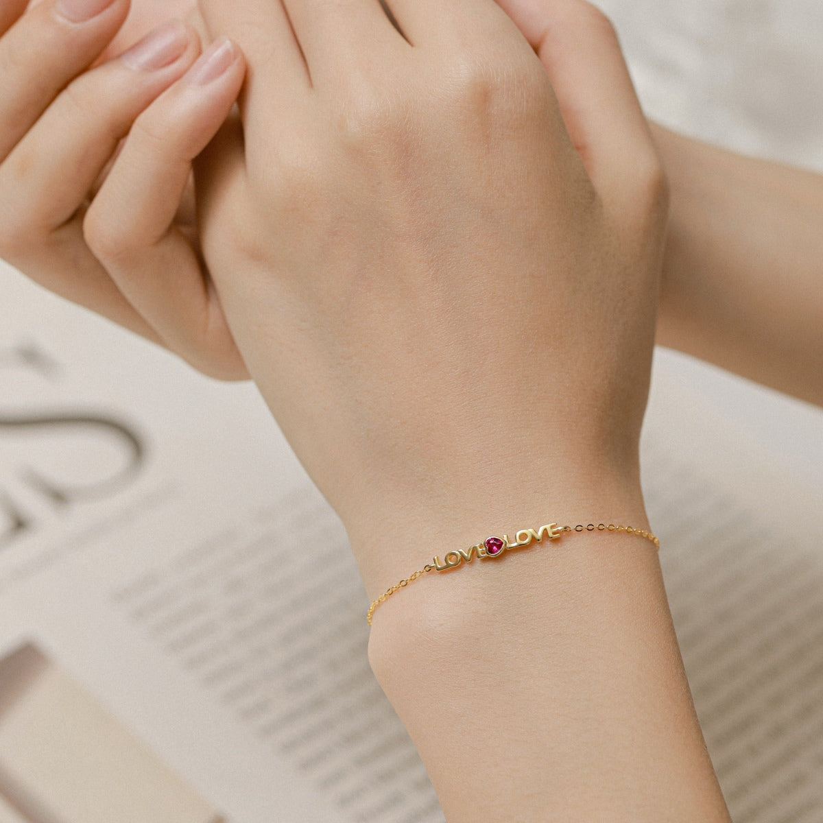 [Baslove] Romantisches Armband in Herzform für Liebhaber