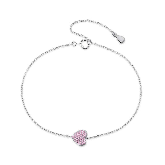 [Violet JW]Heart-Shaped Gentle and Versatile Bracelet
