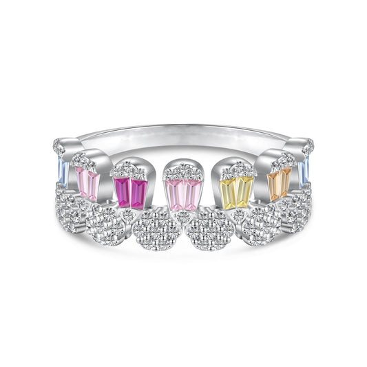 [Violet JW]Gorgeous Radiant Cut Daily Ring