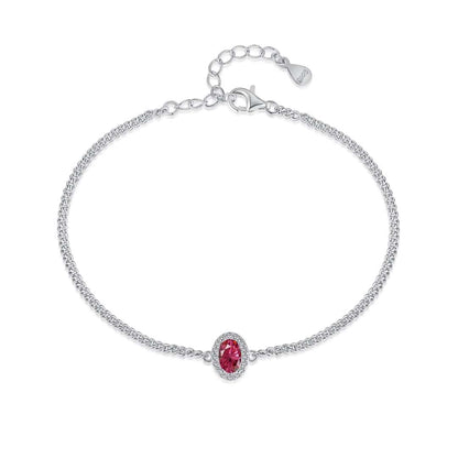 [Violet JW]Exquisite Oval Shape Bracelet