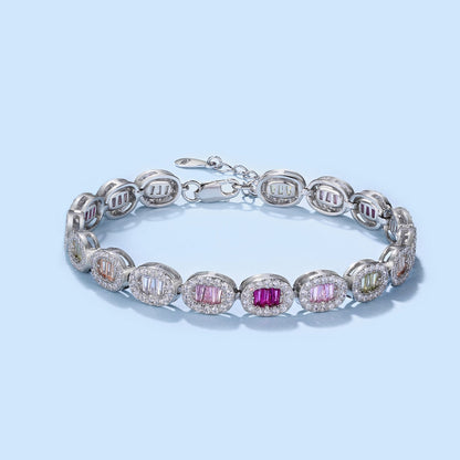 [Violet JW]Exquisite Ornate Emerald Cut Daily Bracelet