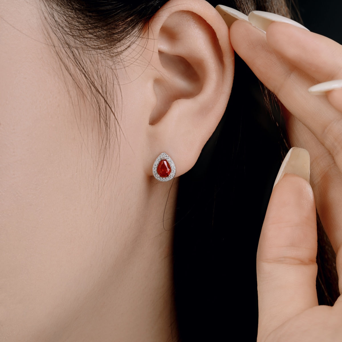 [Violet JW]Luxurious Water Drop Shape Earrings