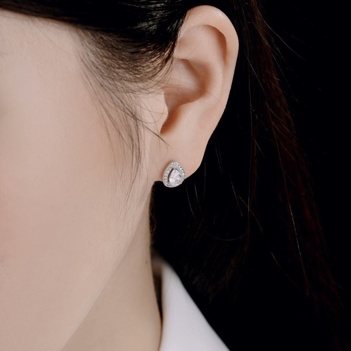 [Violet JW]Luxurious Water Drop Shape Earrings