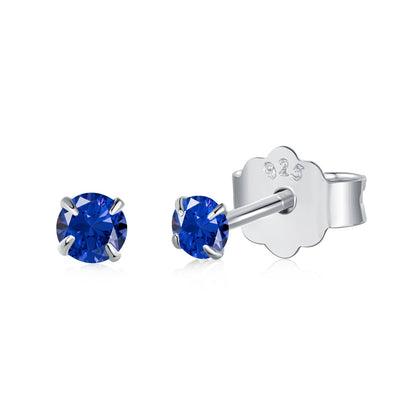 [Violet JW]Delicate Solitaire Earrings