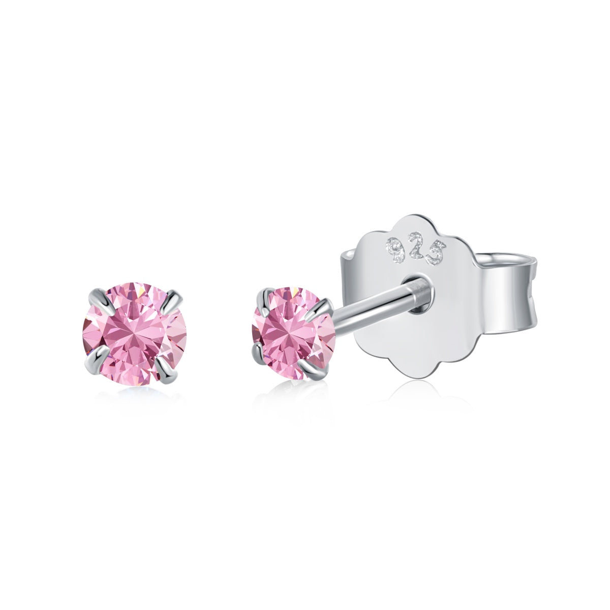 [Violet JW]Delicate Solitaire Earrings