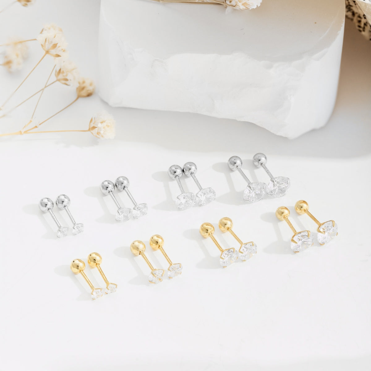 [Violet JW]Unique U-Shaped Ear Bone Earrings