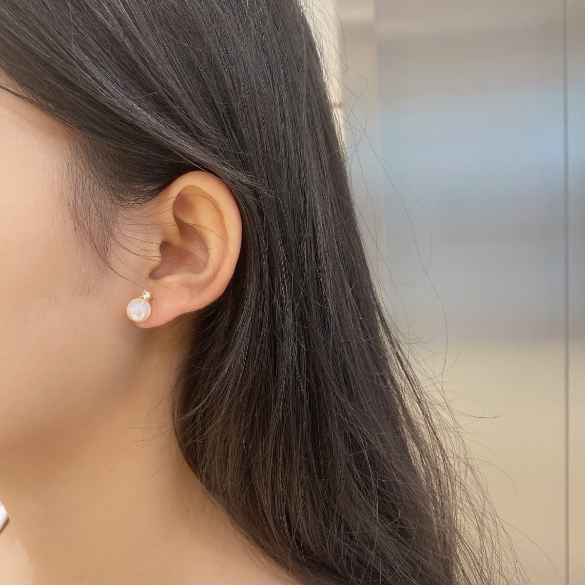 [Baslove]シンフォニーマーメイドパールピアス