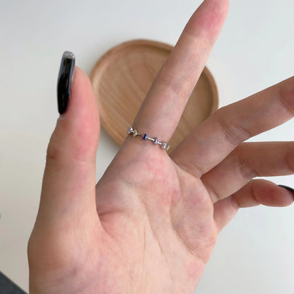 [Baslove]Einzigartiger Trapezschliff-Tagesring