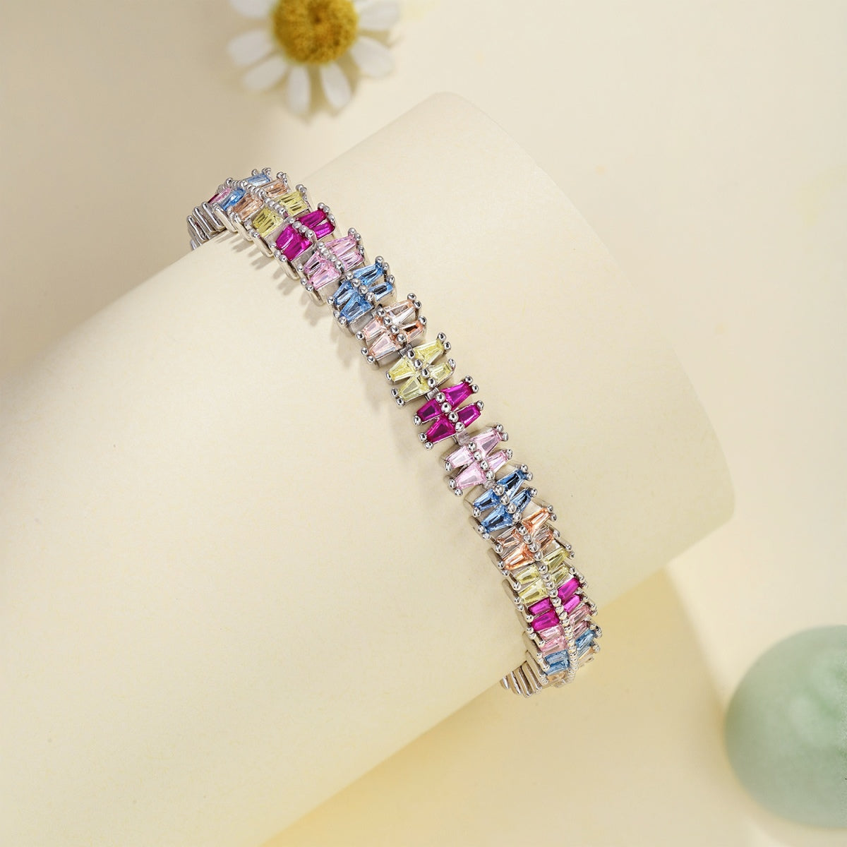 [Violet JW]Sparkling Exquisite Multi Cut Party Bracelet