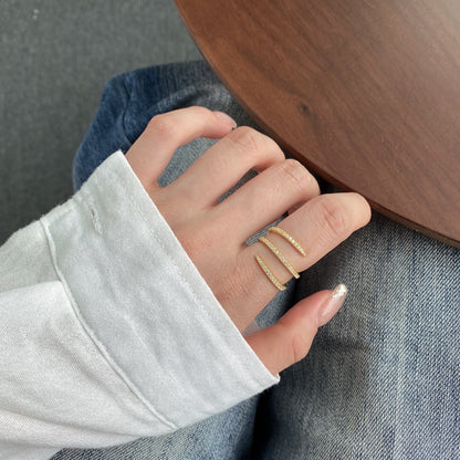 [Baslove]ユニークで鮮やかなエンタングルデイリーリング