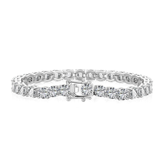 [Violet JW]Ornate Sparkling Round Cut Wedding Bracelet