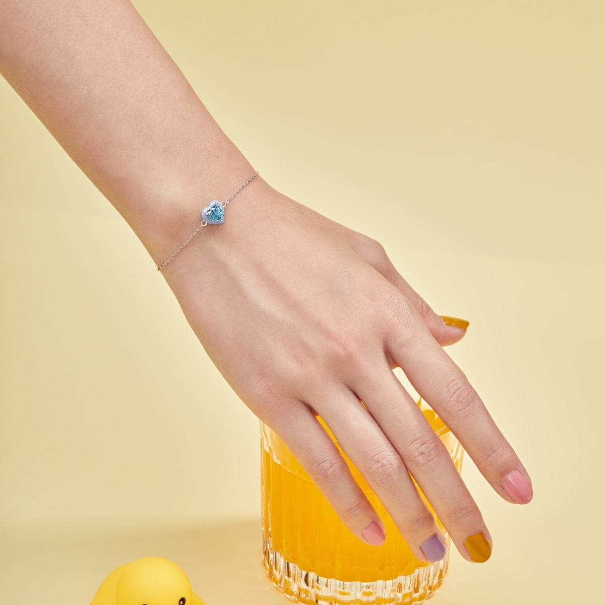 [Baslove] Funkelndes romantisches Armband in Herzform für Liebhaber