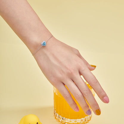 [Baslove] Funkelndes romantisches Armband in Herzform für Liebhaber