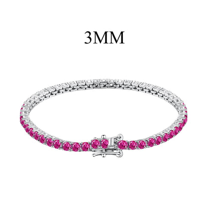 [Violet JW]Radiant Colorful Round Cut Party Bracelet