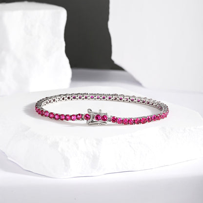 [Violet JW]Radiant Colorful Round Cut Party Bracelet