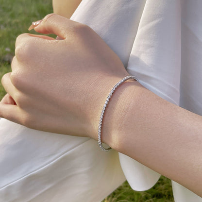 [Baslove] Strahlend buntes Party-Armband im Rundschliff